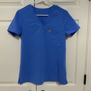 FIGS Catarina Scrub Top - Ceil Blue (XS)